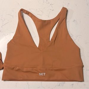Set Active Luxform Terracotta Racer V and Leggings in Size Small